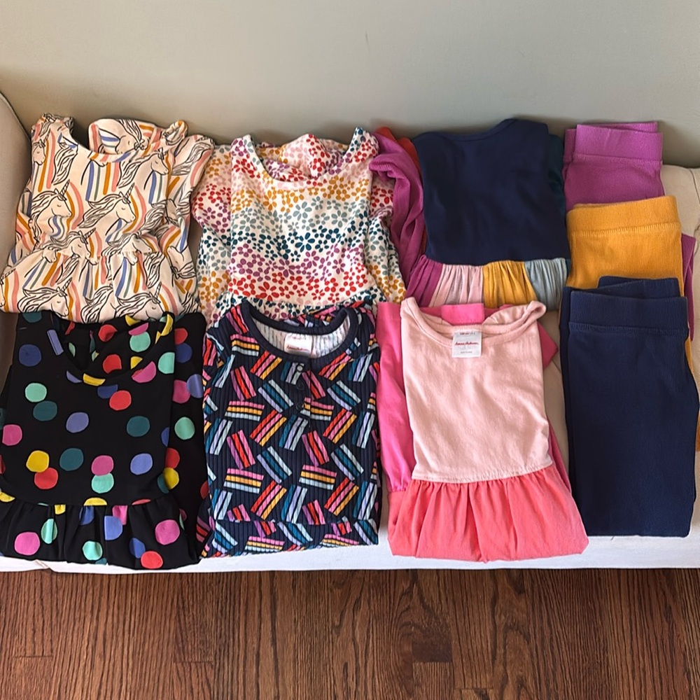 Hanna Andersson size 4 dress bundle